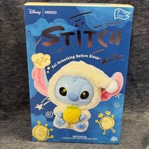 Disney Stitch Plush Toy - Blue and Cream